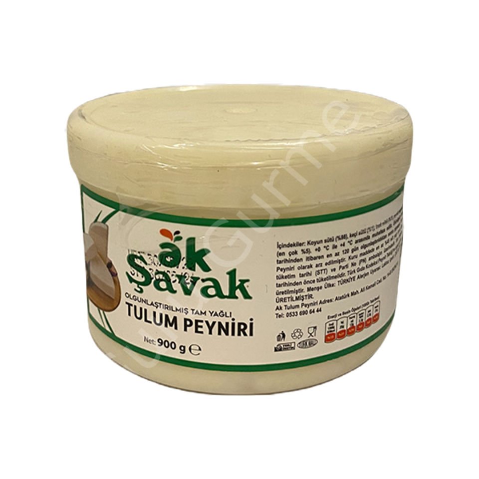 Akşavak Yöresel Erzincan Tulum Peyniri 900 Gr.