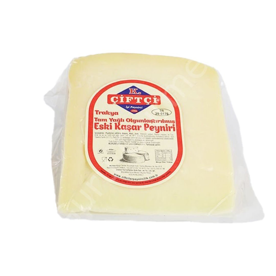 Çiftçi Trakya Tam Yağlı Eski Kaşar Peyniri 350-400 Gr
