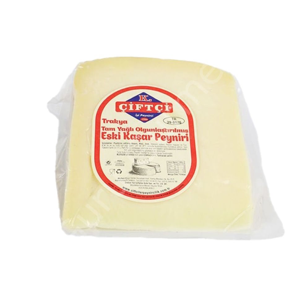 Çiftçi Trakya Tam Yağlı Eski Kaşar Peyniri 350-400 Gr