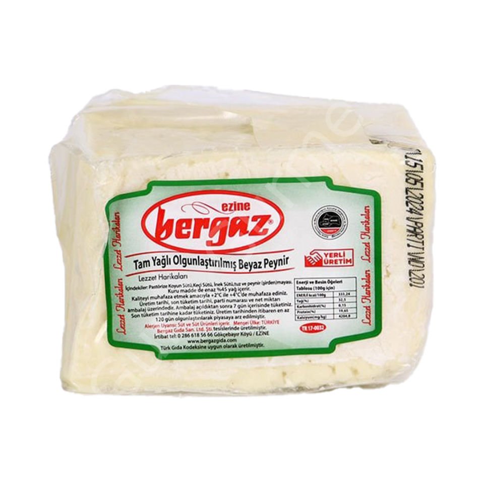 Bergaz Ezine Koyun Keçi İnek Peyniri 700-750 Gr