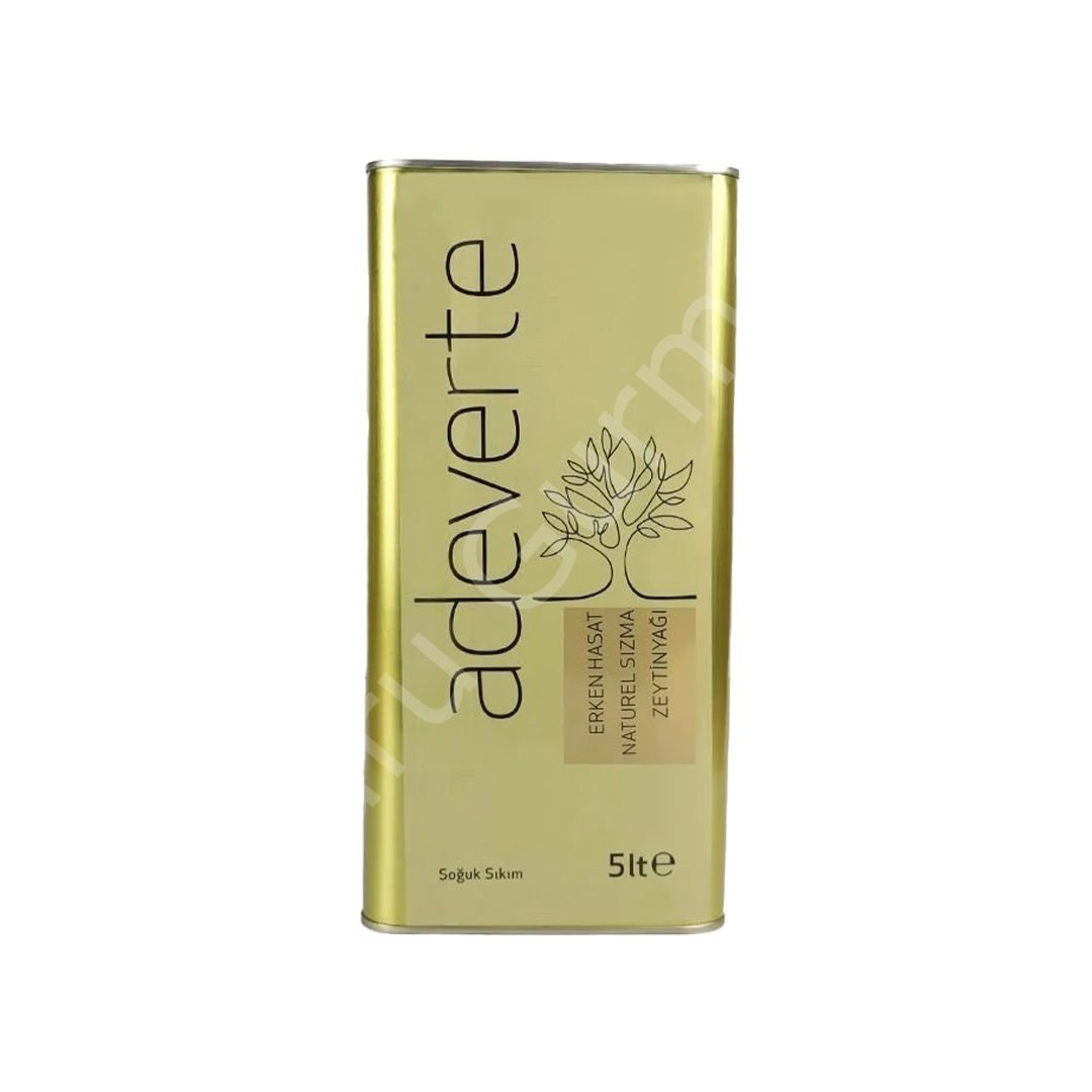 Adeverte Erken Hasat Soğuk Sıkım Zeytinyağı 5 Lt