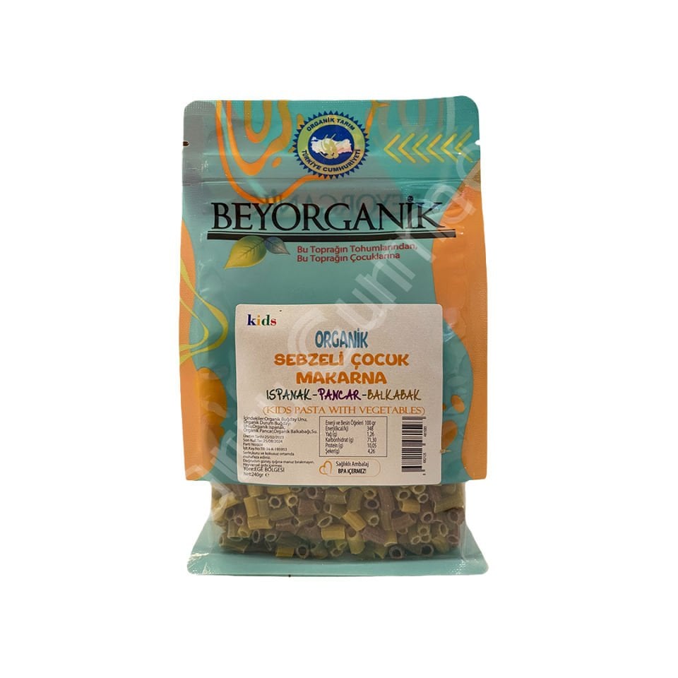 Beyorganik Sebzeli Çocuk Makarna 240 gr