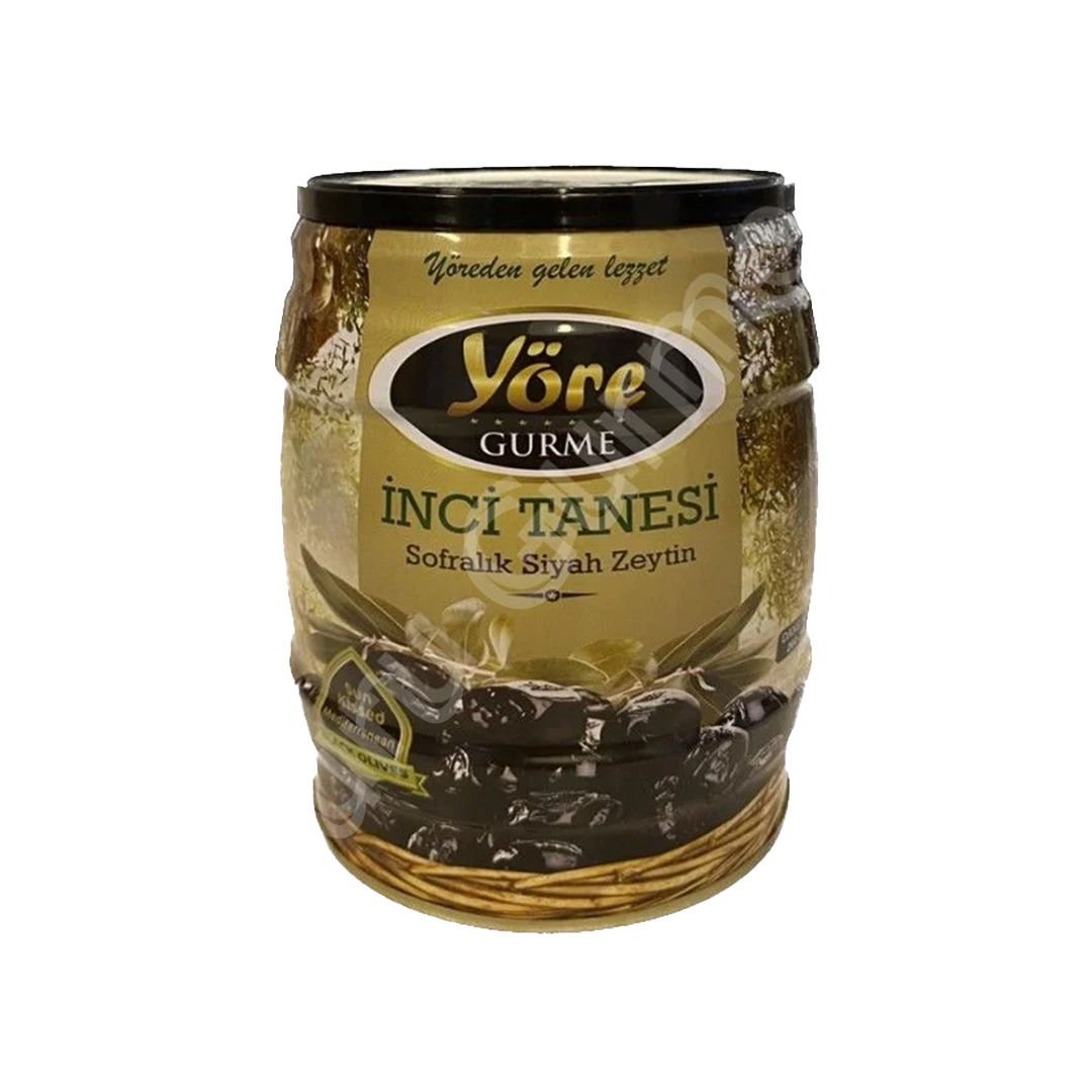 Yöre Gurme İnci Tanesi Sofralık Siyah Zeytin 750 gr (201-230 kalibre)
