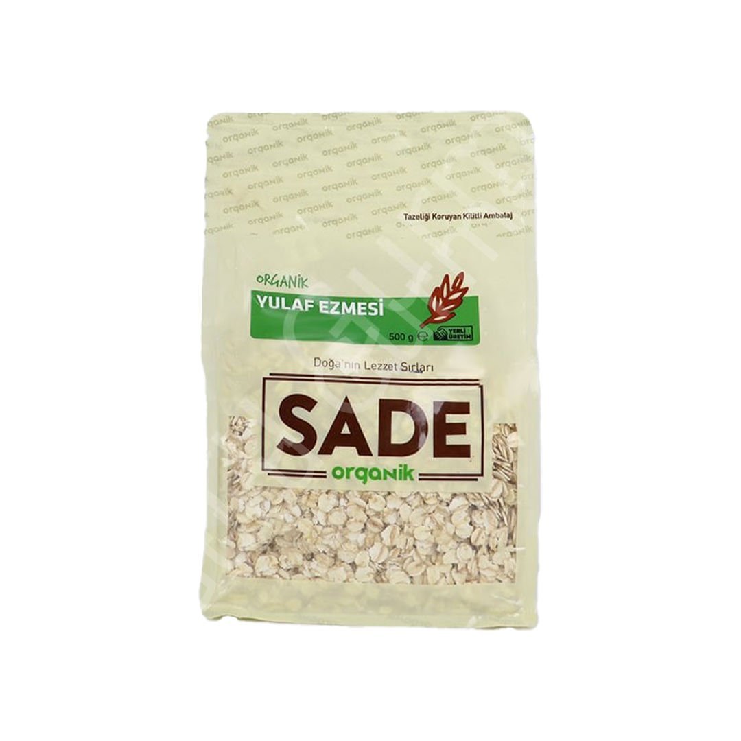 Sade Organik Yulaf Ezmesi 500 Gr