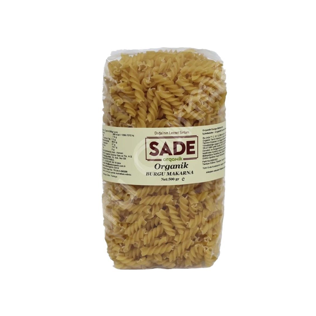 Sade Organik Burgu Makarna 500 Gr