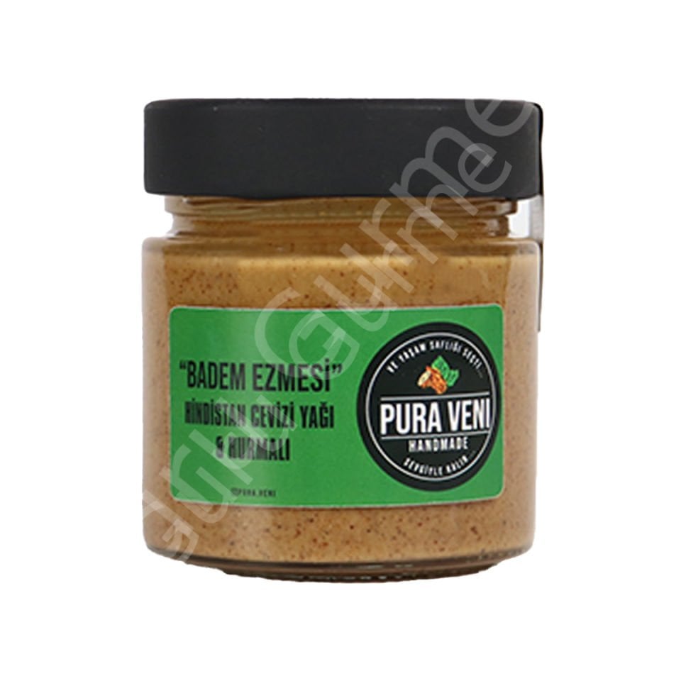 Pura Veni Hindistan Cevizi Yağı & Hurmalı Badem Ezmesi 210 Gr