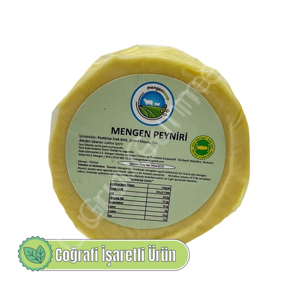 Bolu Mengen Coğrafi İşaretli Mengen Peyniri 250 Gr.