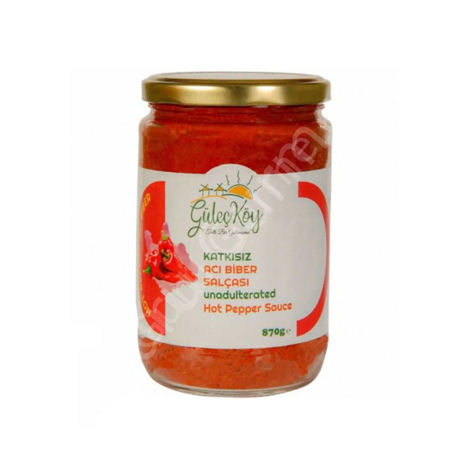 Güleç Köy Acı Biber Salçası 870 Gr.