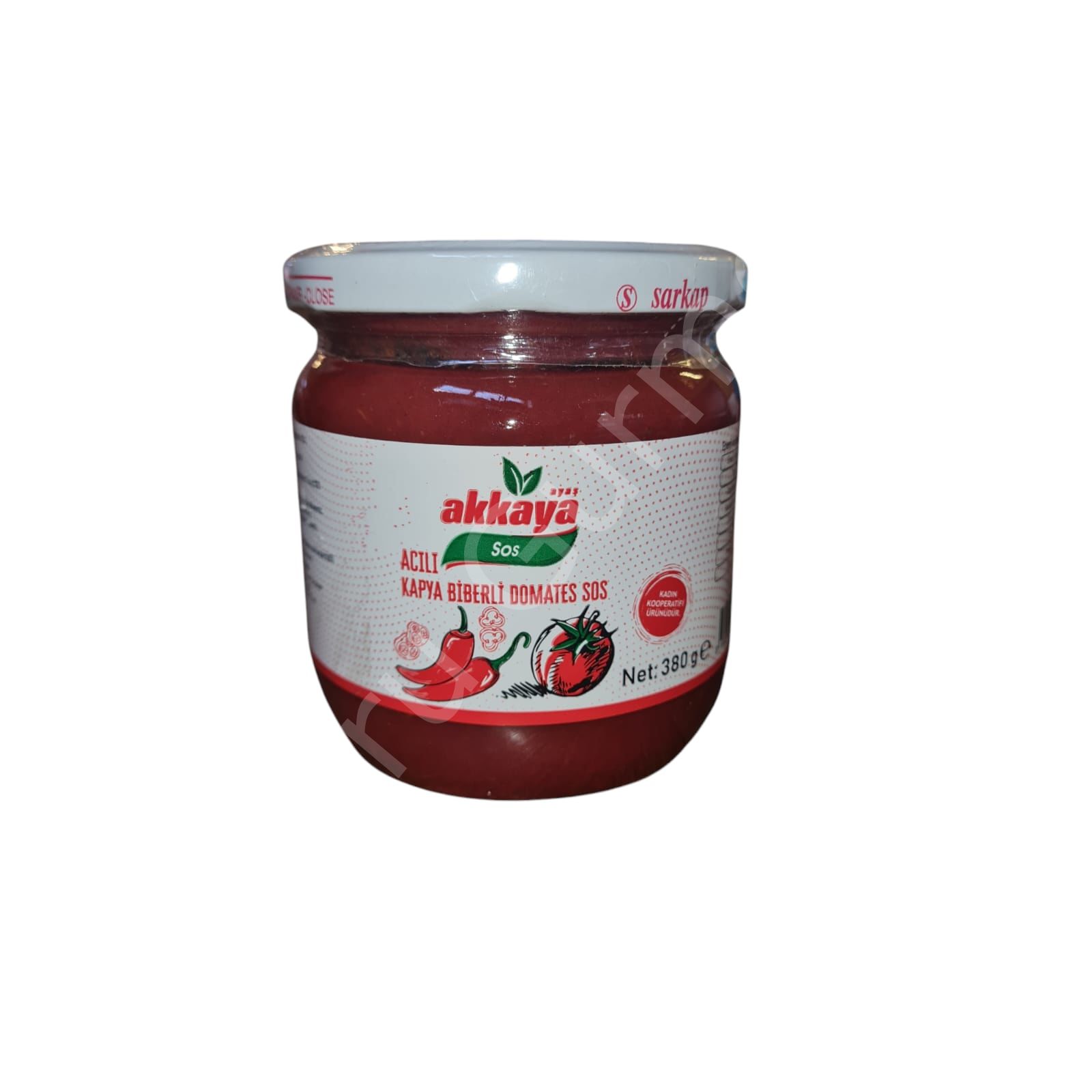 Ayaş Akkaya Acılı Kapya Biberli Domates Sos 380 Gr
