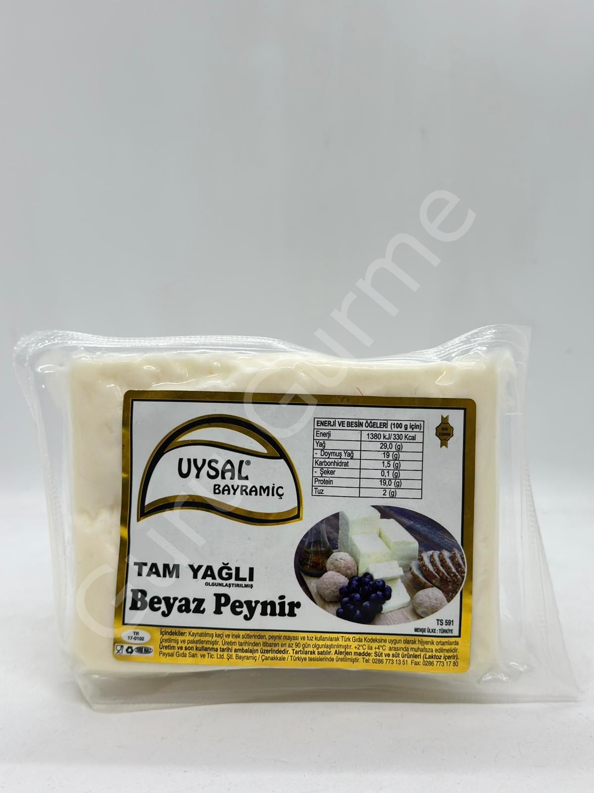 Uysal Tam Yağlı Sert Beyaz Peynir 650 gr - 750 gr.