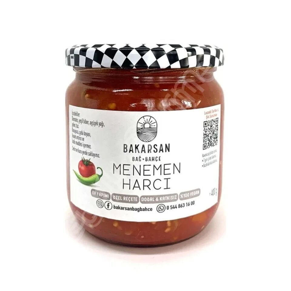 Bakarsan Bağ-Bahçe Menemen Harcı 400 gr